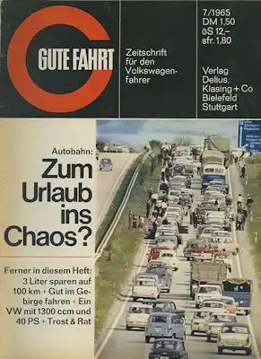 VW Gute Fahrt 1965 Heft 7