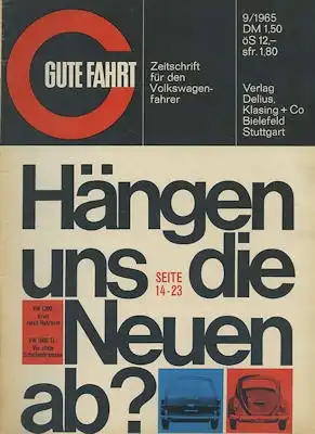 VW Gute Fahrt 1965 Heft 9