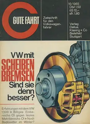 VW Gute Fahrt 1965 Heft 10