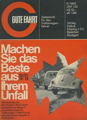 VW Gute Fahrt 1965 Heft 11