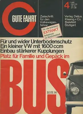VW Gute Fahrt 1966 Heft 4
