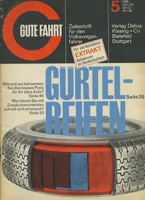 VW Gute Fahrt 1966 Heft 5
