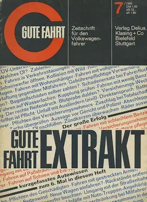 VW Gute Fahrt 1966 Heft 7