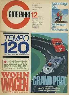 VW Gute Fahrt 1966 Heft 12