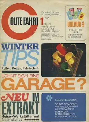 VW Gute Fahrt 1967 Heft 1