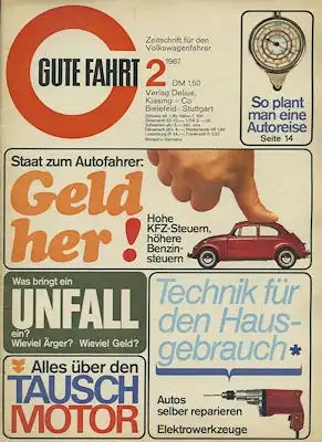 VW Gute Fahrt 1967 Heft 2