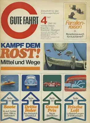 VW Gute Fahrt 1967 Heft 4