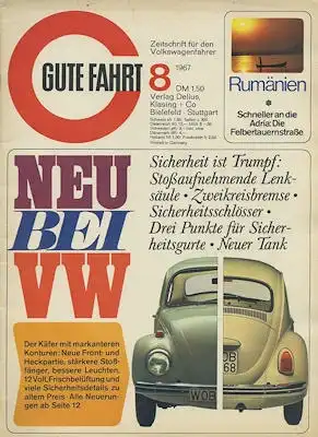 VW Gute Fahrt 1967 Heft 8