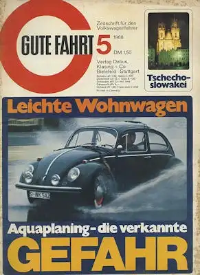 VW Gute Fahrt 1968 Heft 5