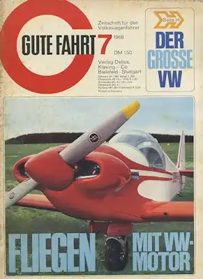 VW Gute Fahrt 1968 Heft 7