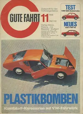 VW Gute Fahrt 1968 Heft 11
