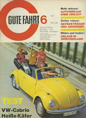 VW Gute Fahrt 1971