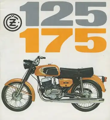 CZ 125 / 175 Prospekt 1970er Jahre