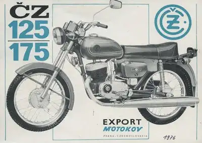 CZ 125 / 175 Prospekt 1970er Jahre