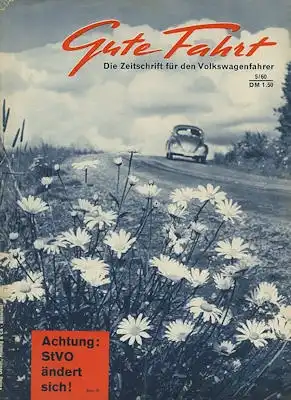 VW Gute Fahrt 1960 Heft 5