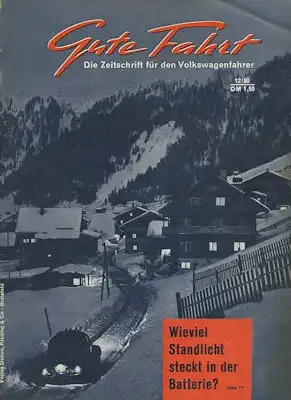 VW Gute Fahrt 1960 Heft 12