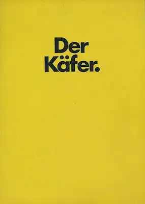 VW Käfer Prospekt 1.1973