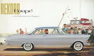 Opel Rekord P 2 Coupé Prospekt 6.1961