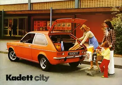 Opel Kadell C City Prospekt 1.1976