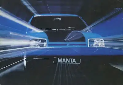 Opel Manta B Prospekt 3.1976