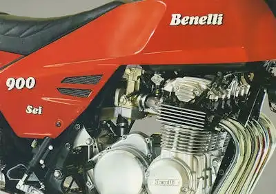 Benelli 900 SEI Prospekt 1980er Jahre