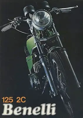 Benelli 125 2C Prospekt ca. 1973