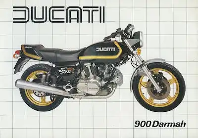 Ducati 900 Darmah Prospekt ca. 1981