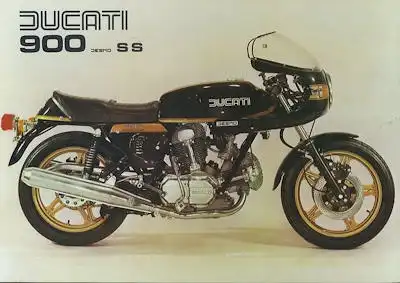 Ducati 900 Desmo SS Prospekt 1979