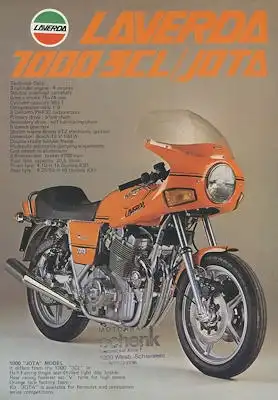 Laverda 1000 3CL / Jota / 1200T/TS Prospekt ca. 1977