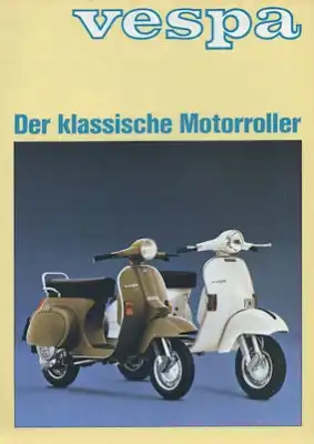 Vespa PK 80 S / P 80 X Prospekt 1983