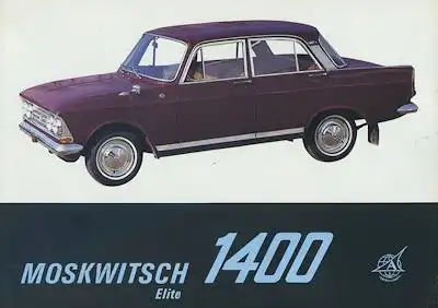 Moskwitsch 1400 Elite Prospekt 1970er Jahre
