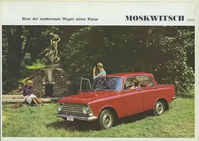 Moskwitsch Elite Prospekt 1970er Jahre