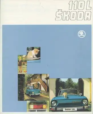 Skoda 110 L Prospekt 1970er Jahre