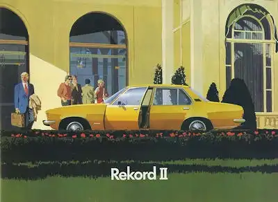 Opel Rekord D Prospekt 12.1972