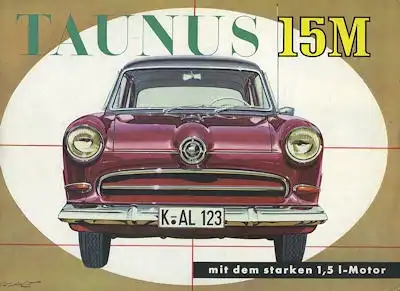 Ford Taunus 15 M Prospekt ca. 1955