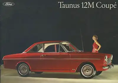 Ford Taunus 12 M Coupé Prospekt ca. 1964