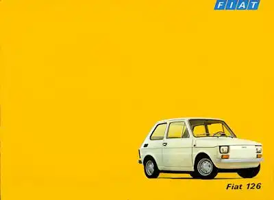 Fiat 126 Prospekt ca. 1973