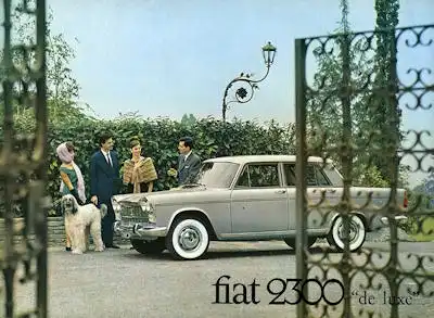 Fiat 2300 de Luxe Prospekt ca. 1966