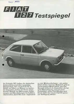 Fiat 127 Test 1973