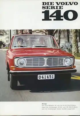 Volvo 140 Serie Prospekt 12.1968