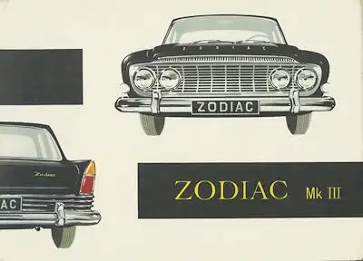 Ford Zodiac Mk. III Prospekt 9.1962