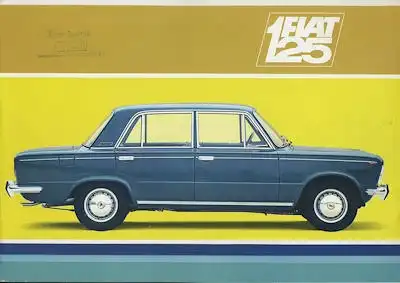 Fiat 125 Prospekt 1969