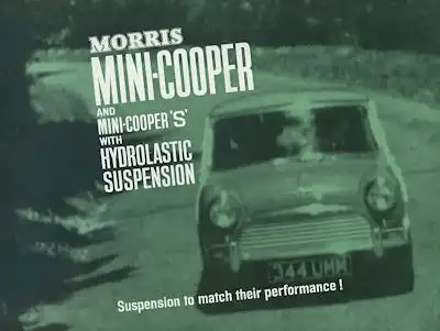 Morris Mini Cooper und Cooper S Prospekt 3.1965