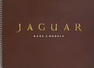 Jaguar Mark 2 Modelle Prospekt ca. 1959 e