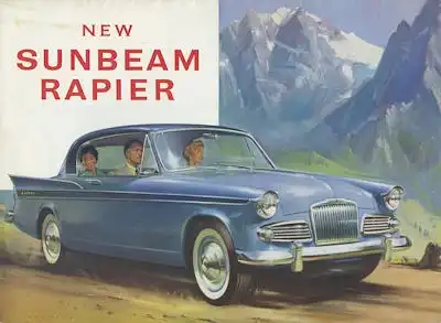 Sunbeam Rapier Series 2 Prospekt ca. 1958