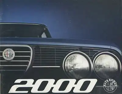 Alfa-Romeo 2000 Prospekt 1971 e