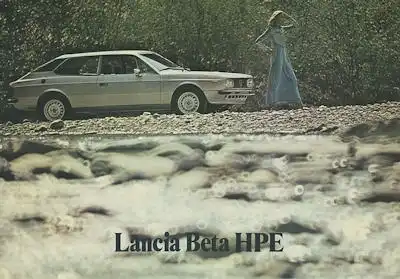 Lancia Beta HPE Prospekt ca. 1976