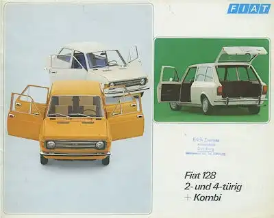 Fiat 128 Prospekt 3.1973