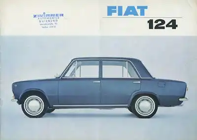 Fiat 124 Prospekt 1966