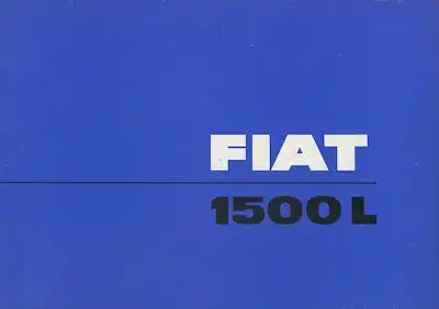 Fiat 1500 L Prospekt 1964